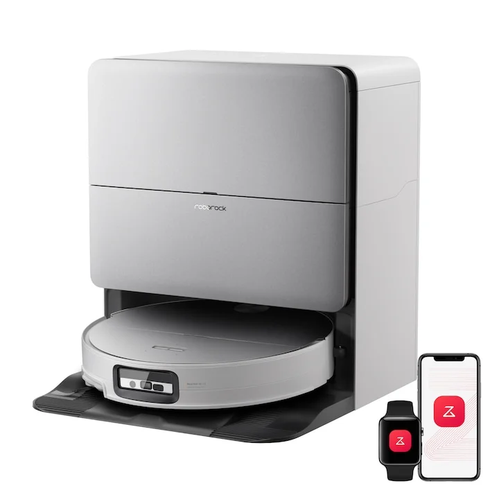 aspirator robot Roborock Saros 20 Sonic (Alb)