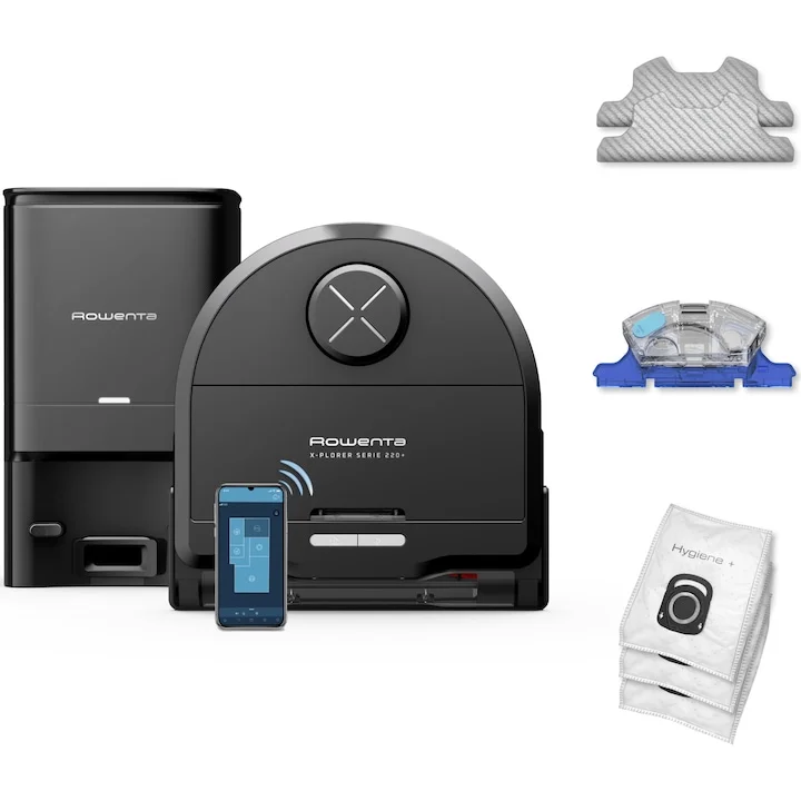 aspirator robot Rowenta X-Plorer Serie 220 + Statie
